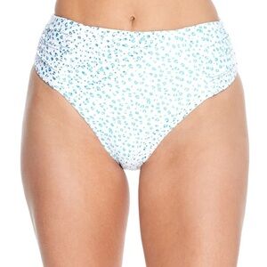 New Birdsong by Bare Necessities Seaspray Ruched High-Waist Bikini Bottom